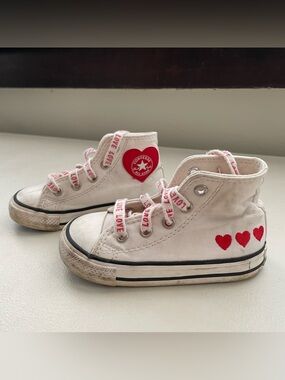 Adorable toddler LOVE Converse high tops